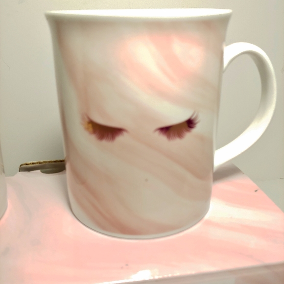 Hello Gorgeous & Eye Lashes Large Coffee Mugs/Cups - Picture 2 of 3